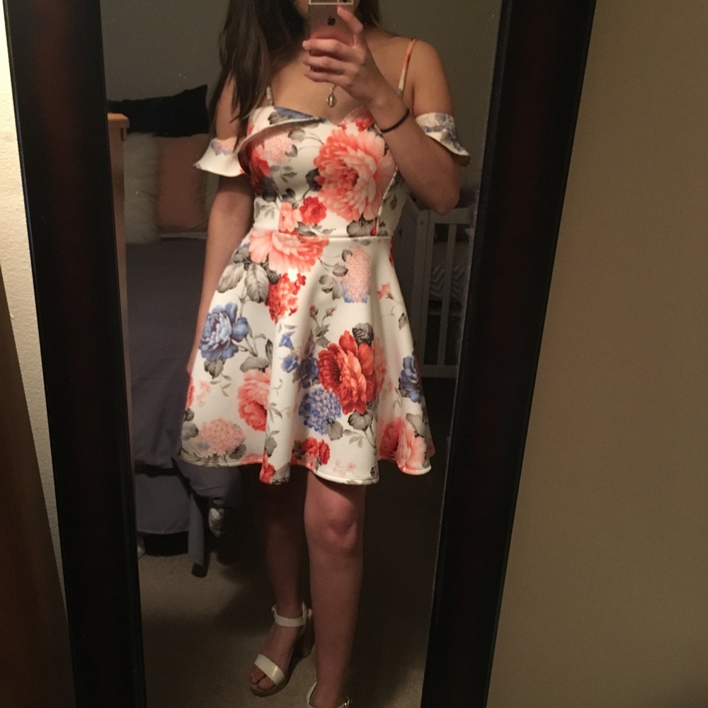 Agaci Floral fit and flare dress